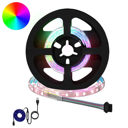 vidaXL LED Strip 12 pcs Black and Transparent 450 mm