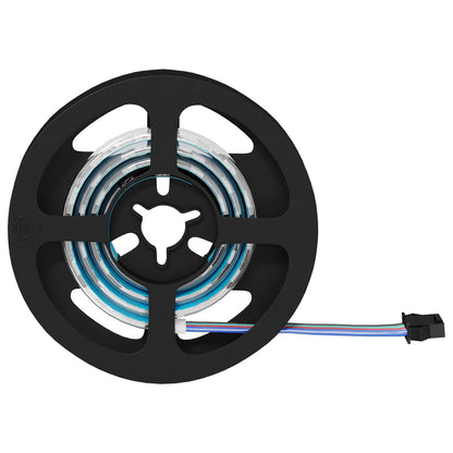 vidaXL LED Strip 2 pcs Black and Transparent 550 mm Copper and Plastic