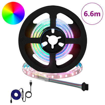 vidaXL LED Strip 12 pcs Black and Transparent 550 mm