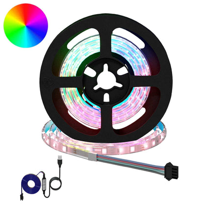 vidaXL LED Strip 12 pcs Black and Transparent 750 mm