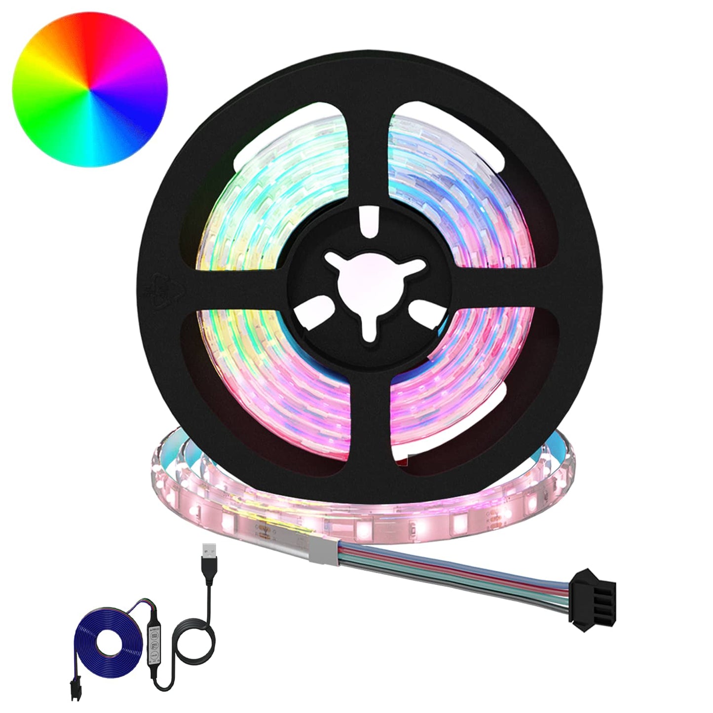 vidaXL LED Strip 12 pcs Black and Transparent 900 mm