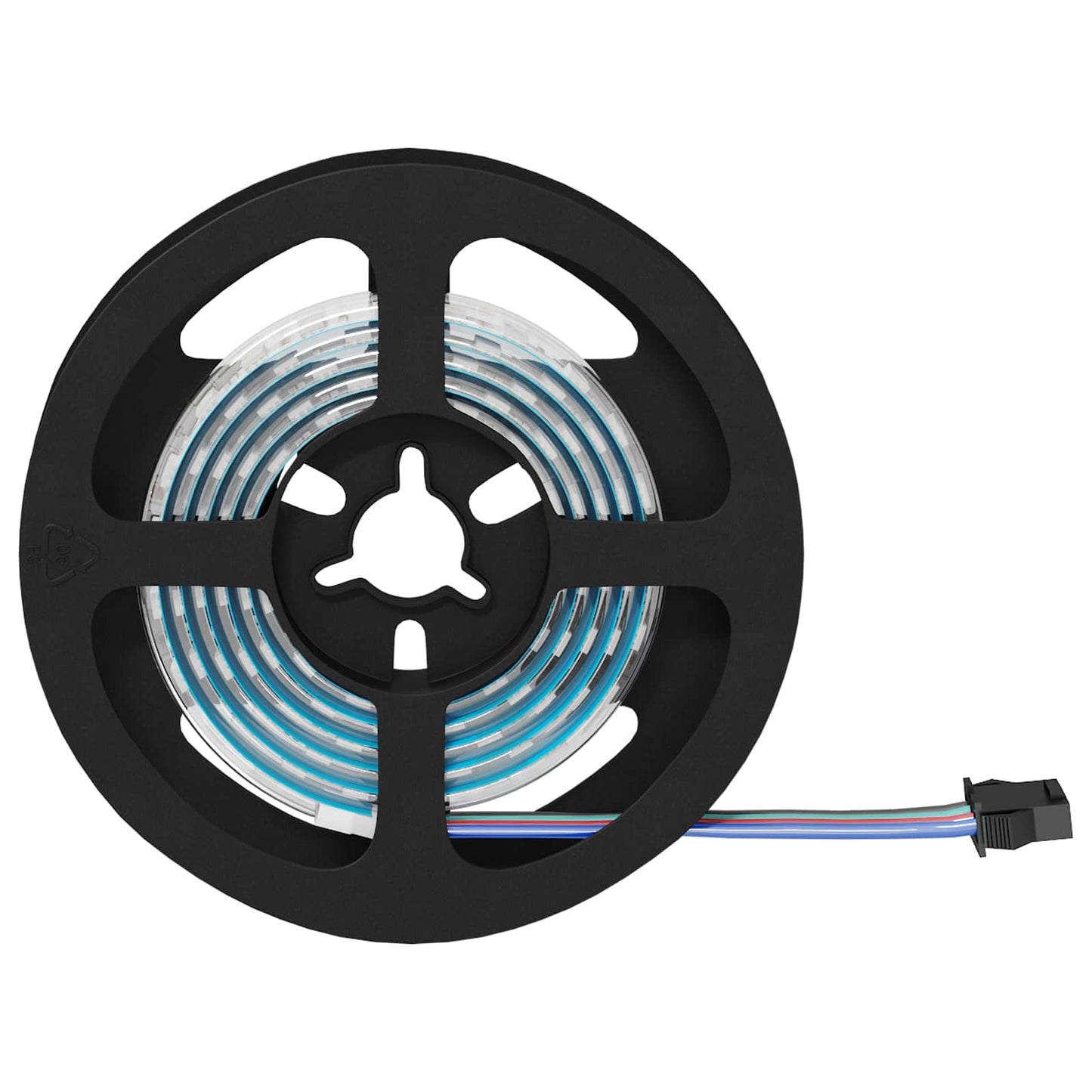 vidaXL LED Strip 12 pcs Black and Transparent 1200 mm