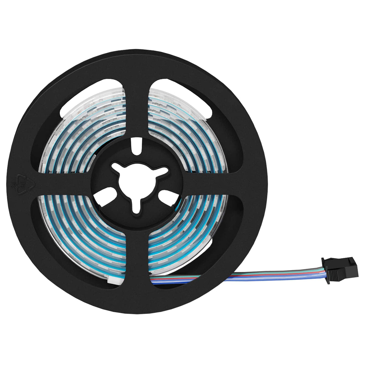 vidaXL LED Strip 12 pcs Black and Transparent Copper and Plastic