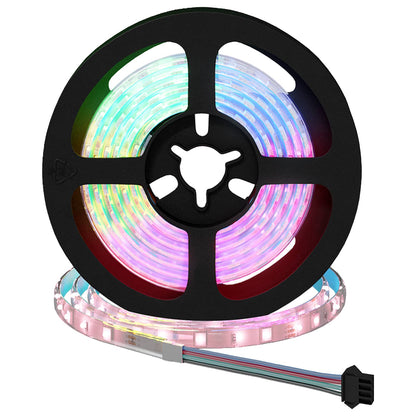 vidaXL LED Strip 12 pcs Black and Transparent Copper and Plastic