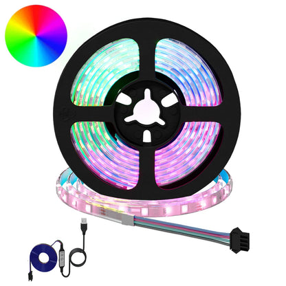 vidaXL LED Strip 12 pcs Black and Transparent 1700 mm