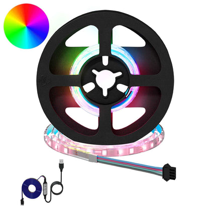 vidaXL LED Strip 12 pcs Black and Transparent 250 mm