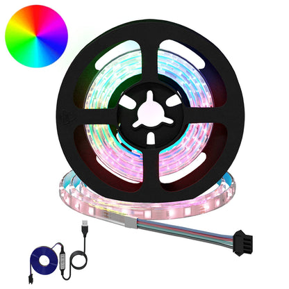vidaXL LED Strip 12 pcs Black and Transparent 750 mm