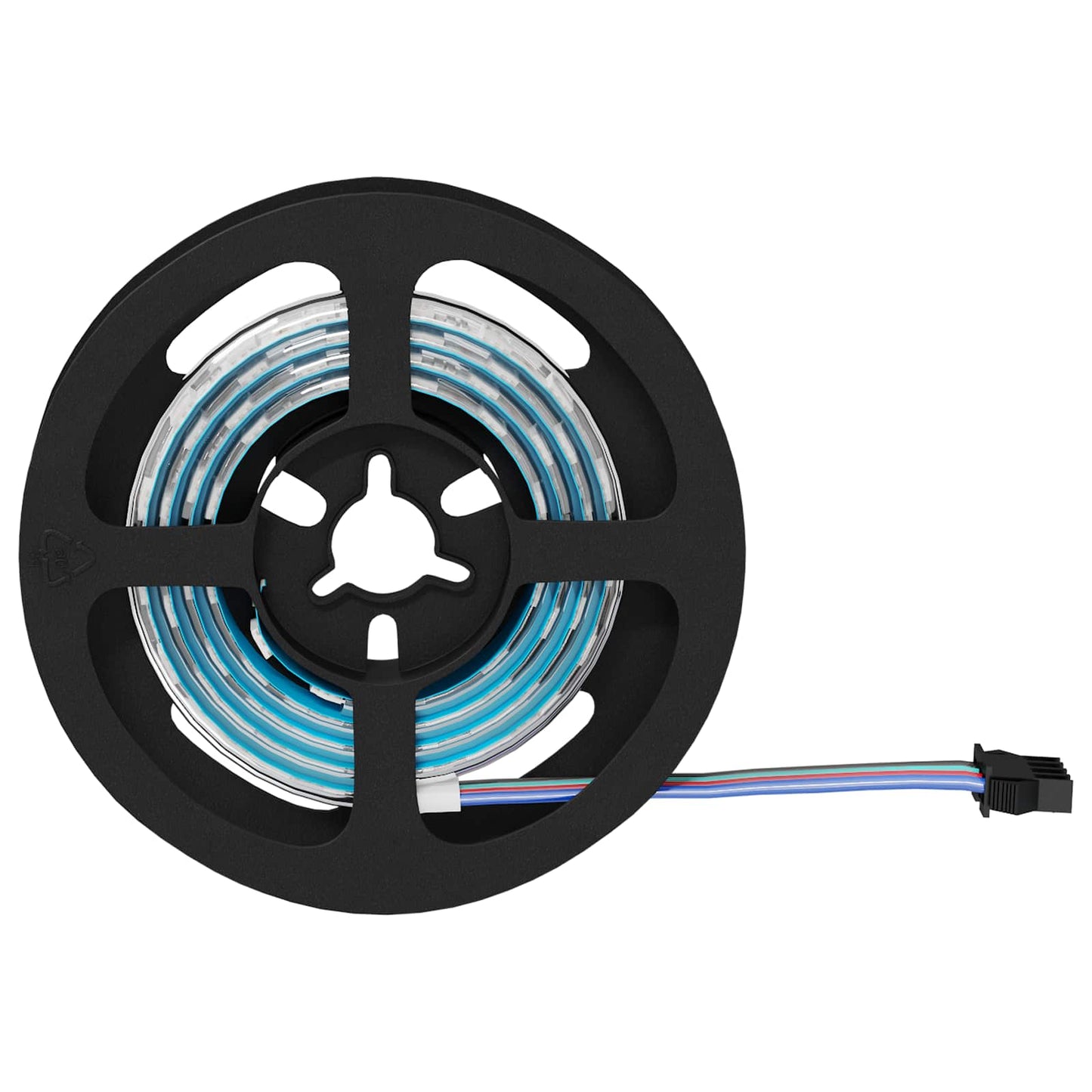 vidaXL LED Strip 12 pcs Black and Transparent 750 mm