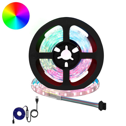 vidaXL LED Strip 12 pcs Black and Transparent 1000 mm