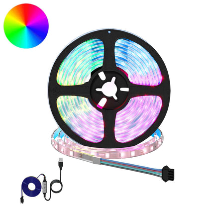 vidaXL LED Strip 12 pcs Black and Transparent 3000 mm