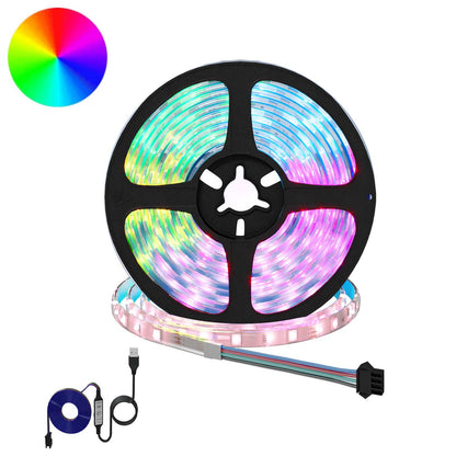 vidaXL LED Strip 12 pcs Black and Transparent Copper and Plastic