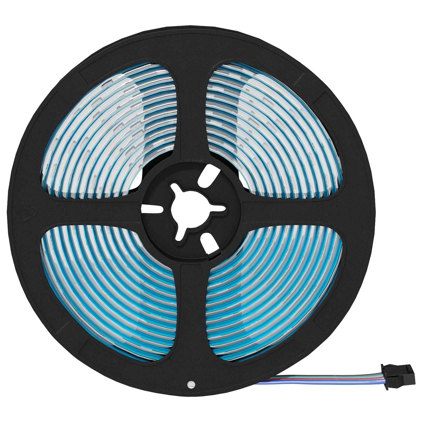 vidaXL LED Strip 2 pcs Black and Transparent 4700 mm