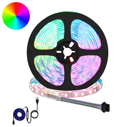 vidaXL LED Strip 12 pcs Black and Transparent 5500 mm