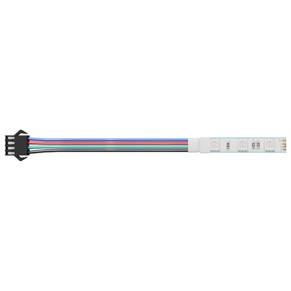 vidaXL LED Strip 12 pcs Black and White 1745 mm Copper and Plastic