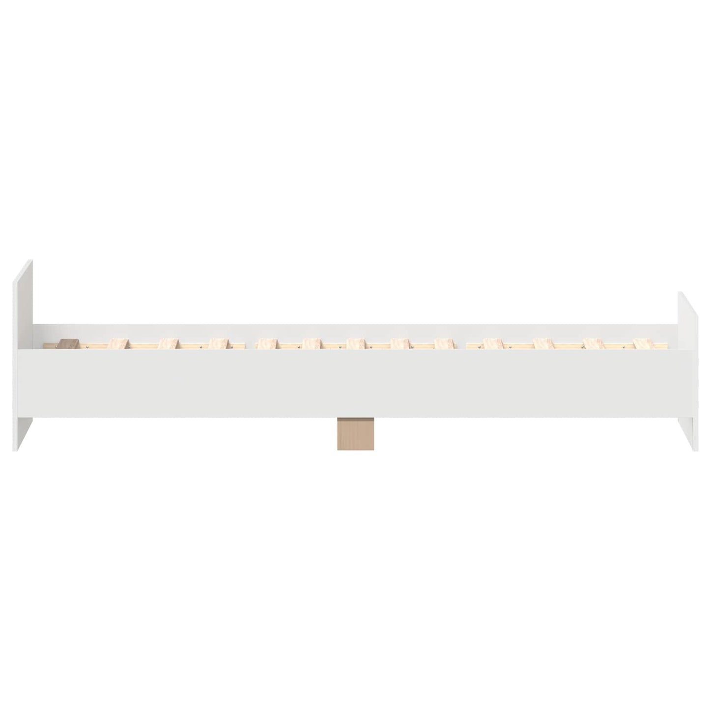 vidaXL Bed Frame with Headboard White 80 x 200 cm Engineered Wood