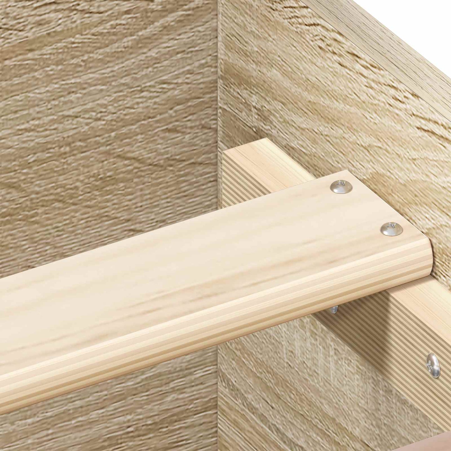 vidaXL Bed Frame with Headboard Sonoma Oak 80 x 200 cm Engineered Wood