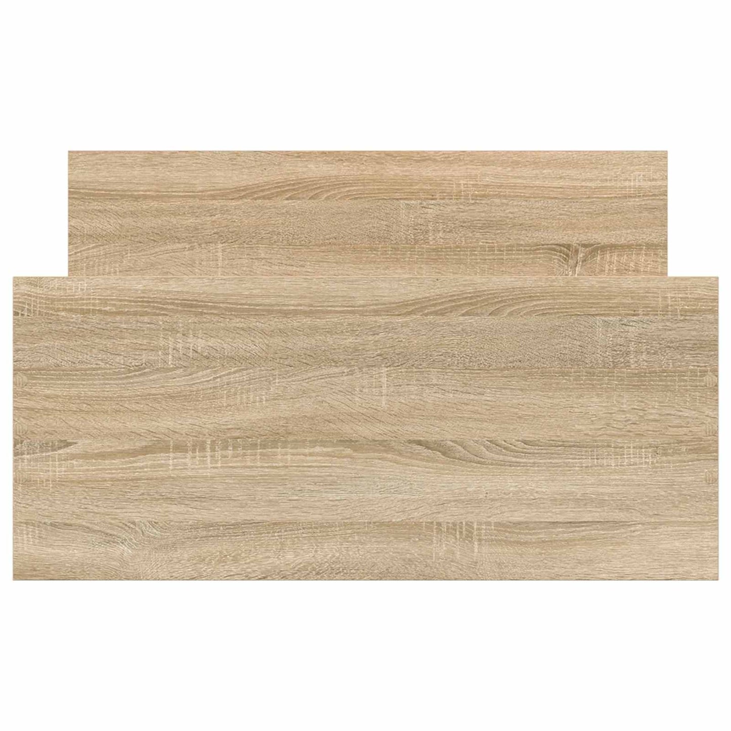 vidaXL Bed Frame with Headboard Sonoma Oak 80 x 200 cm Engineered Wood