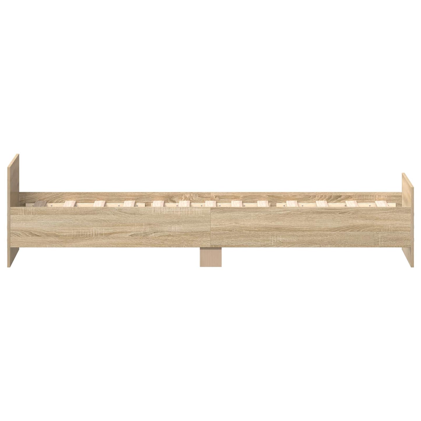 vidaXL Bed Frame with Headboard Sonoma Oak 80 x 200 cm Engineered Wood
