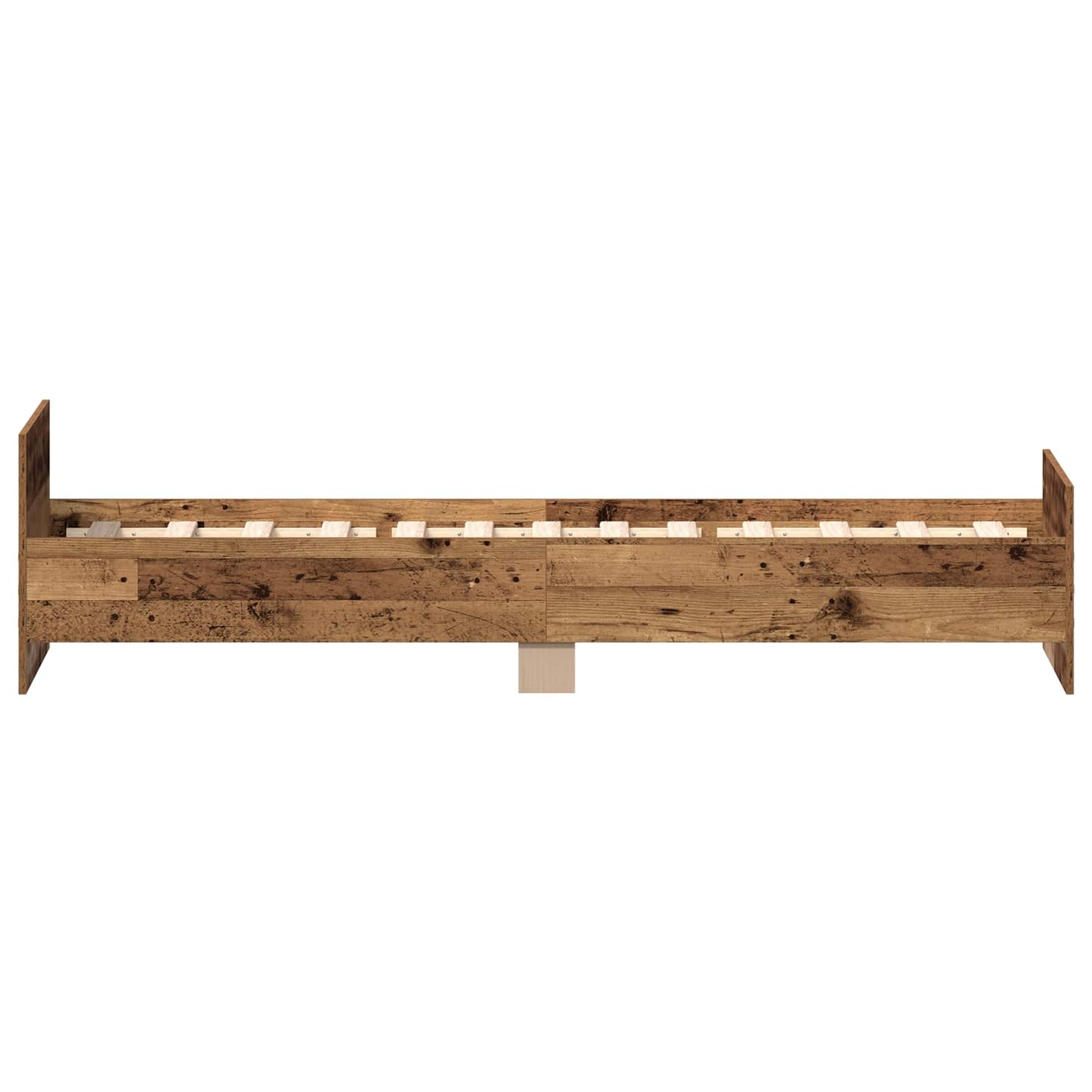 vidaXL Bed Frame with Headboard Old Wood 80 x 200 cm Engineered Wood