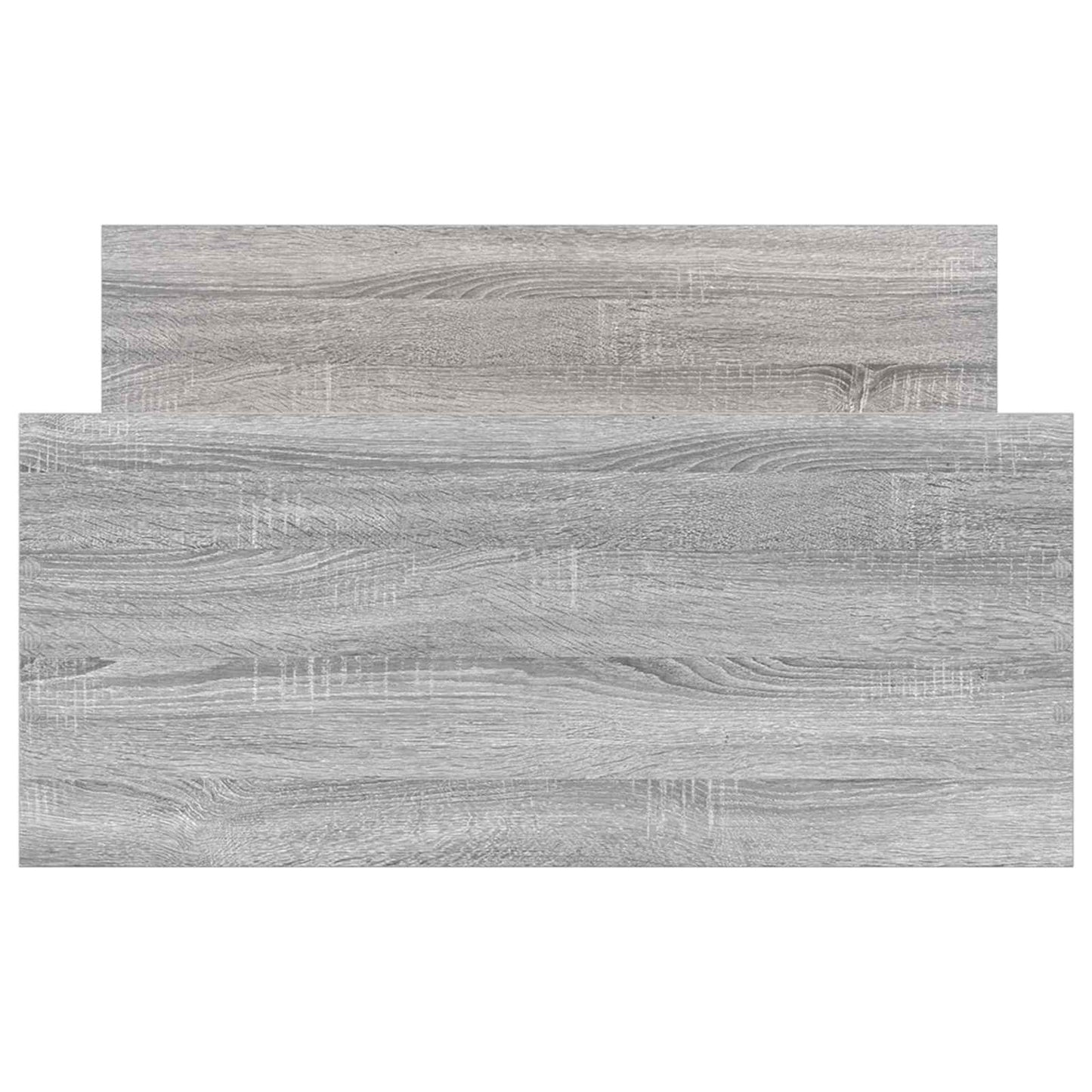 vidaXL Bed Frame with Headboard Grey Sonoma 80 x 200 cm