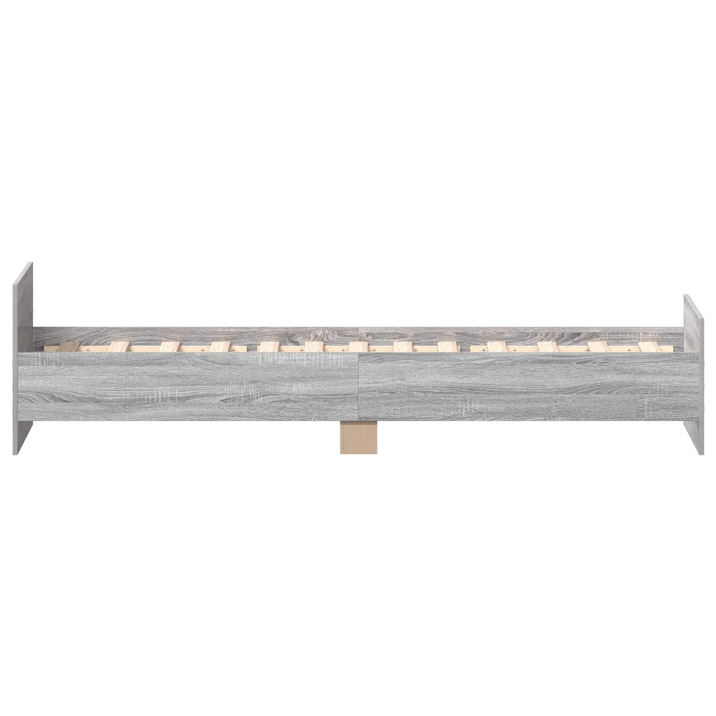 vidaXL Bed Frame with Headboard Grey Sonoma 80 x 200 cm