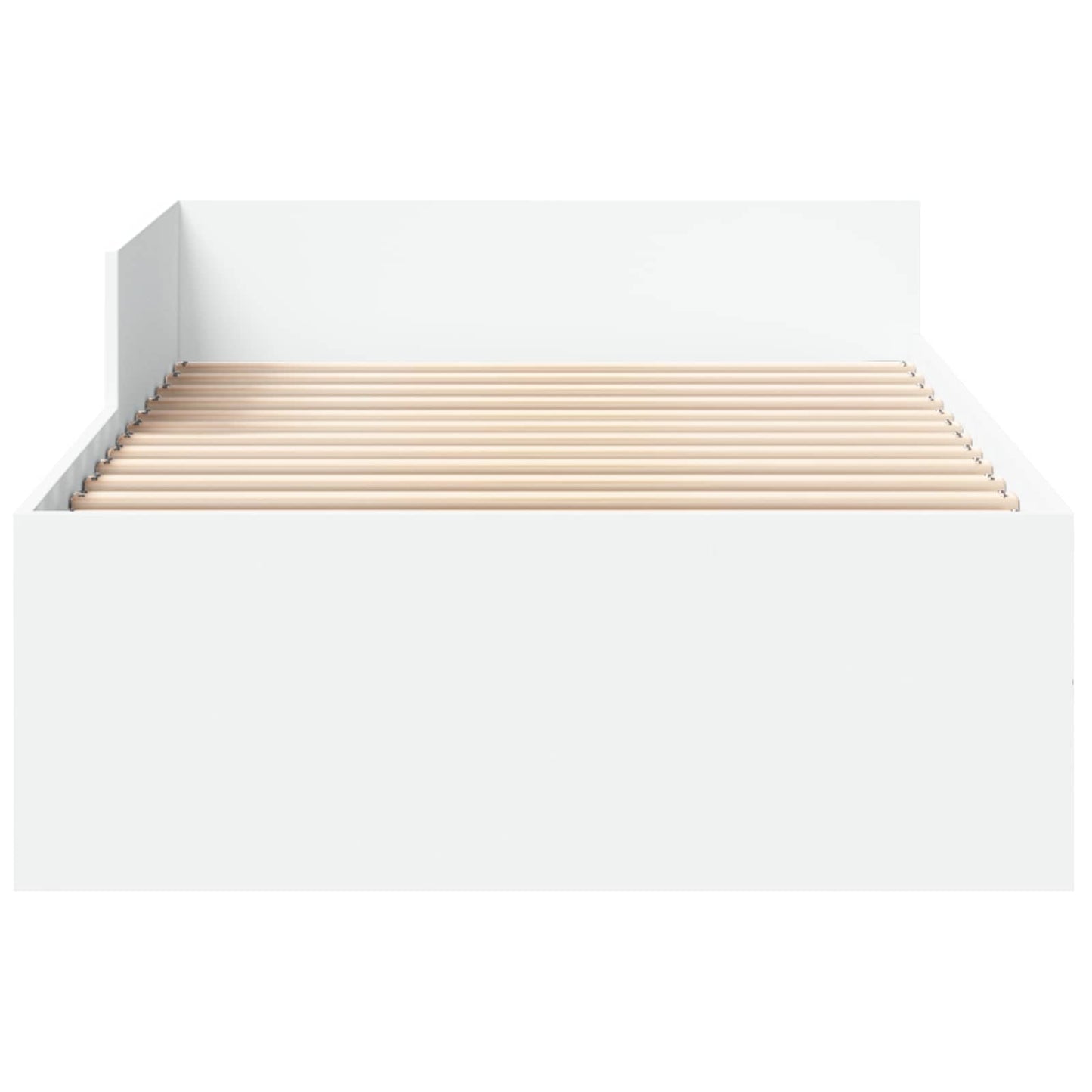 vidaXL Bed Frame with Headboard White 80 x 200 cm Engineered Wood