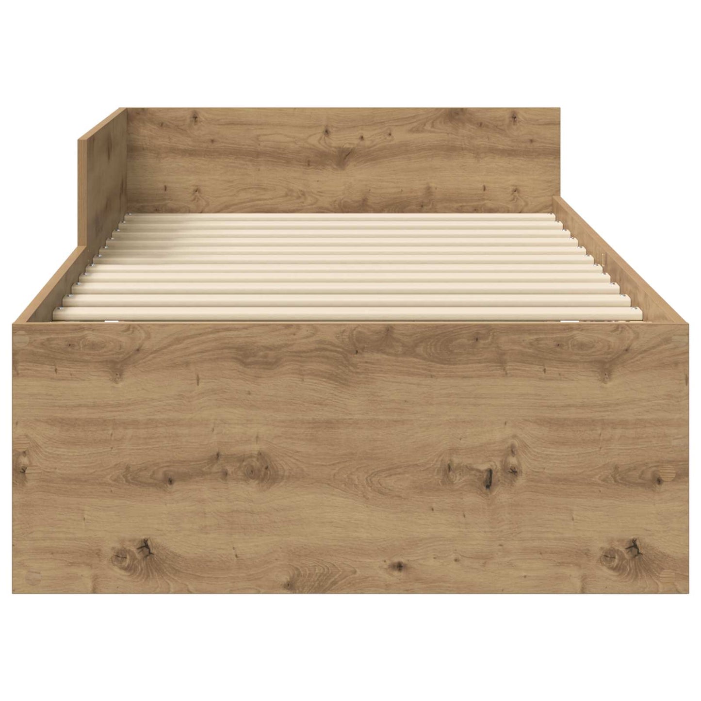 vidaXL Bed Frame with Headboard Artisan Oak 80 x 200 cm