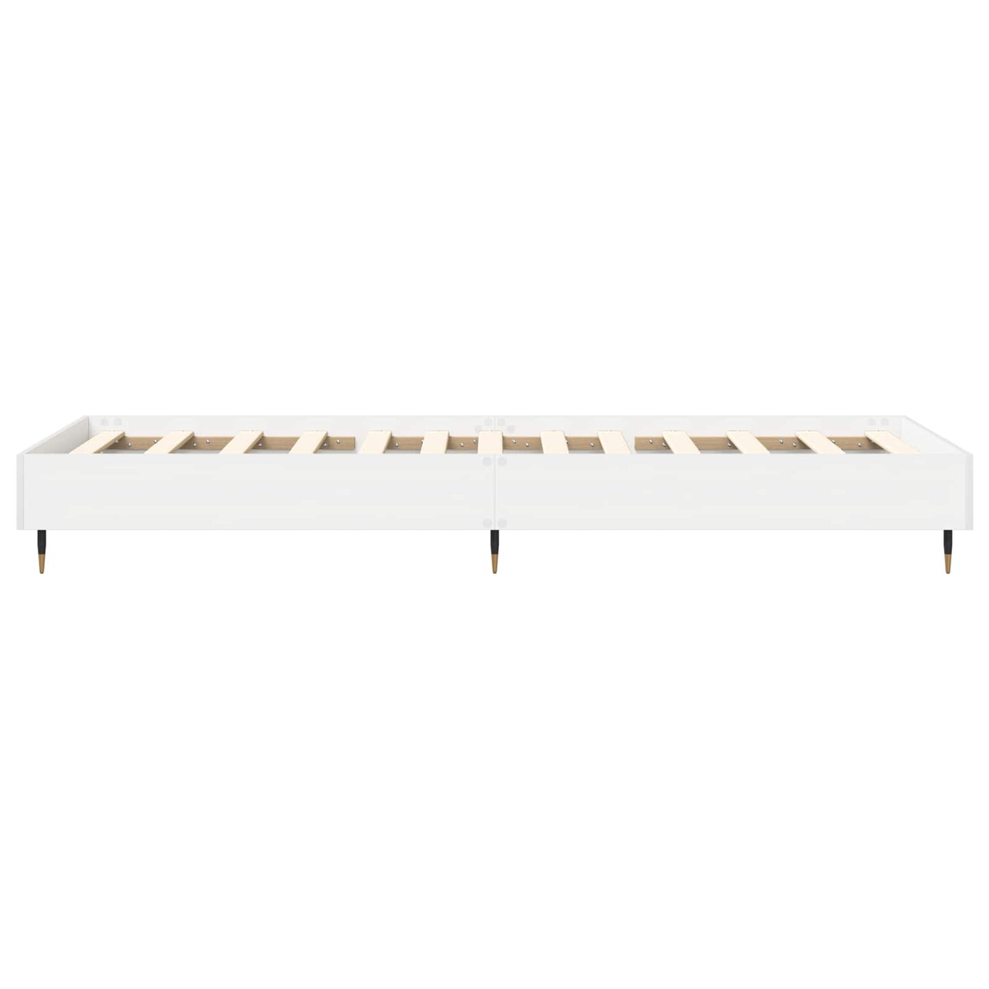 vidaXL Bed Frame White 80 x 200 cm Engineered Wood