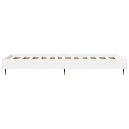 vidaXL Bed Frame White 80 x 200 cm Engineered Wood