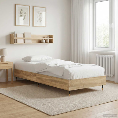vidaXL Bed Frame Sonoma Oak 80 x 200 cm Engineered Wood