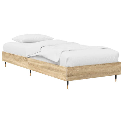 vidaXL Bed Frame Sonoma Oak 80 x 200 cm Engineered Wood
