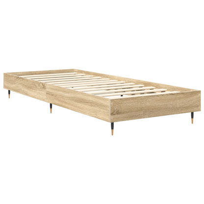 vidaXL Bed Frame Sonoma Oak 80 x 200 cm Engineered Wood