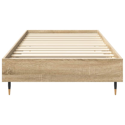 vidaXL Bed Frame Sonoma Oak 80 x 200 cm Engineered Wood