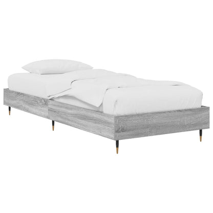 vidaXL Bed Frame Grey Sonoma 80 x 200 cm Engineered Wood