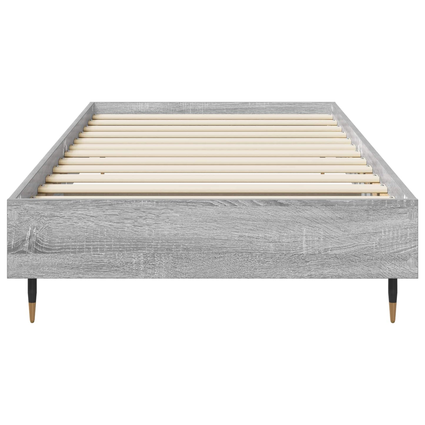 vidaXL Bed Frame Grey Sonoma 80 x 200 cm Engineered Wood