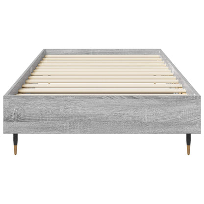 vidaXL Bed Frame Grey Sonoma 80 x 200 cm Engineered Wood