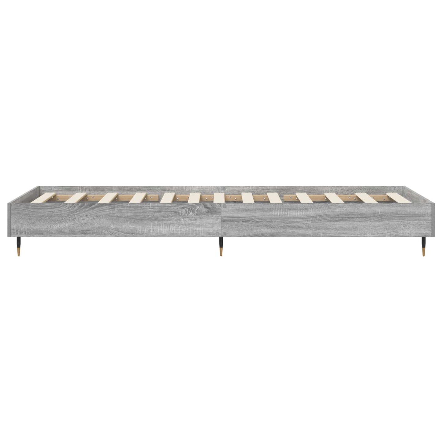 vidaXL Bed Frame Grey Sonoma 80 x 200 cm Engineered Wood