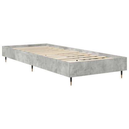 vidaXL Bed Frame Concrete Grey 80 x 200 cm Engineered Wood