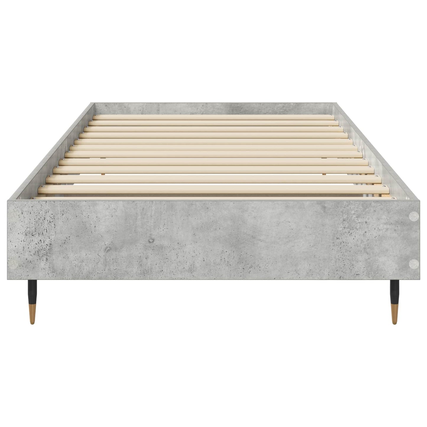 vidaXL Bed Frame Concrete Grey 80 x 200 cm Engineered Wood