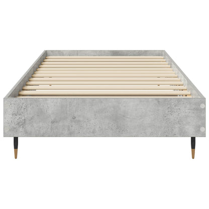 vidaXL Bed Frame Concrete Grey 80 x 200 cm Engineered Wood