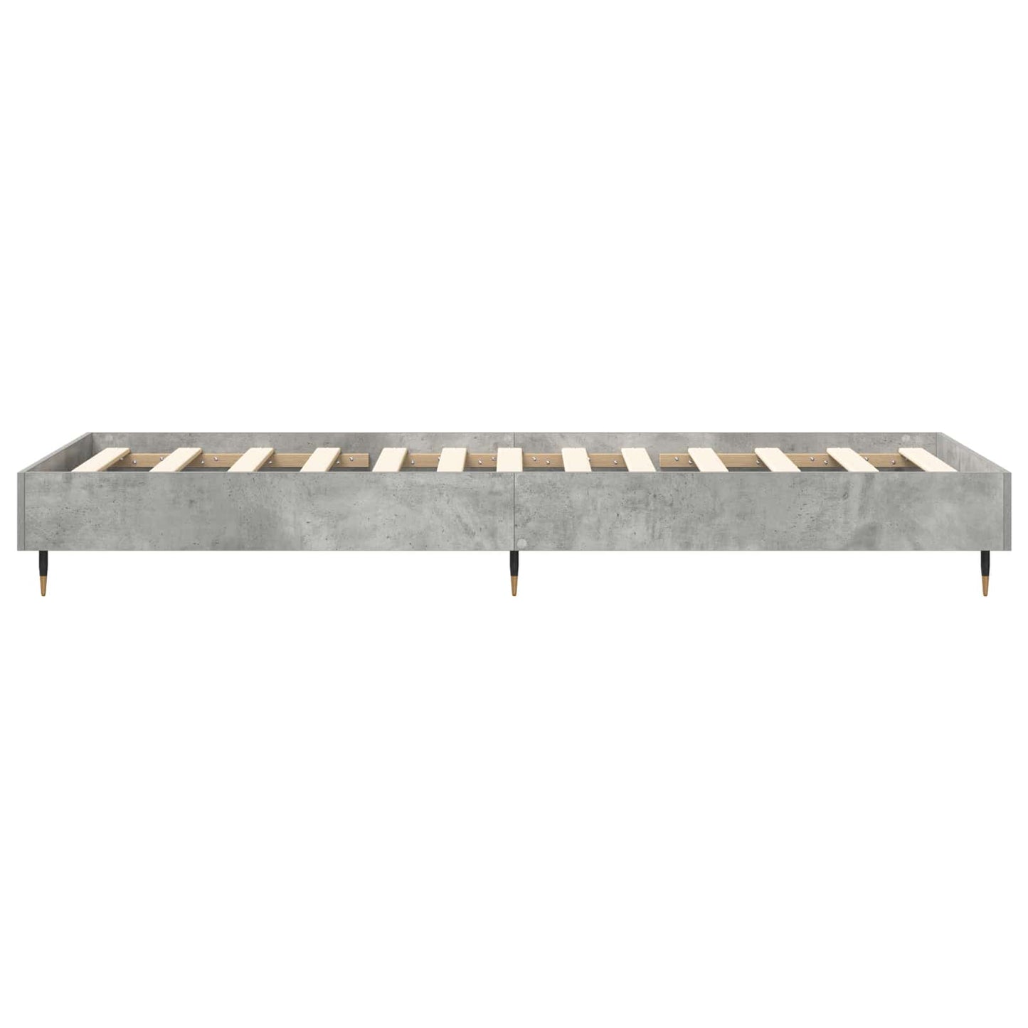 vidaXL Bed Frame Concrete Grey 80 x 200 cm Engineered Wood