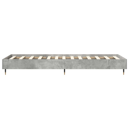 vidaXL Bed Frame Concrete Grey 80 x 200 cm Engineered Wood