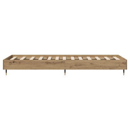 vidaXL Bed Frame Artisian Oak 80 x 200 cm Engineered Wood