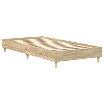 vidaXL Bed Frame Sonoma Oak 80 x 200 cm Engineered Wood