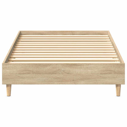 vidaXL Bed Frame Sonoma Oak 80 x 200 cm Engineered Wood