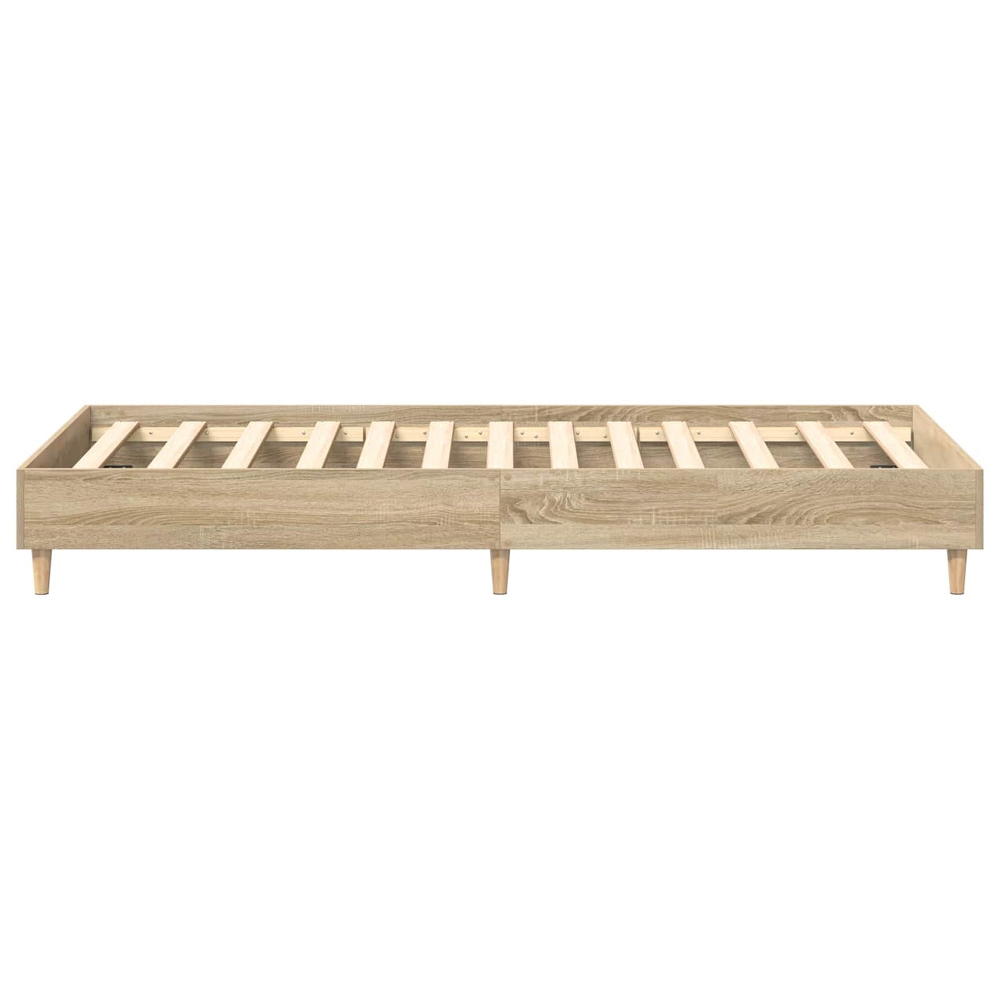 vidaXL Bed Frame Sonoma Oak 80 x 200 cm Engineered Wood