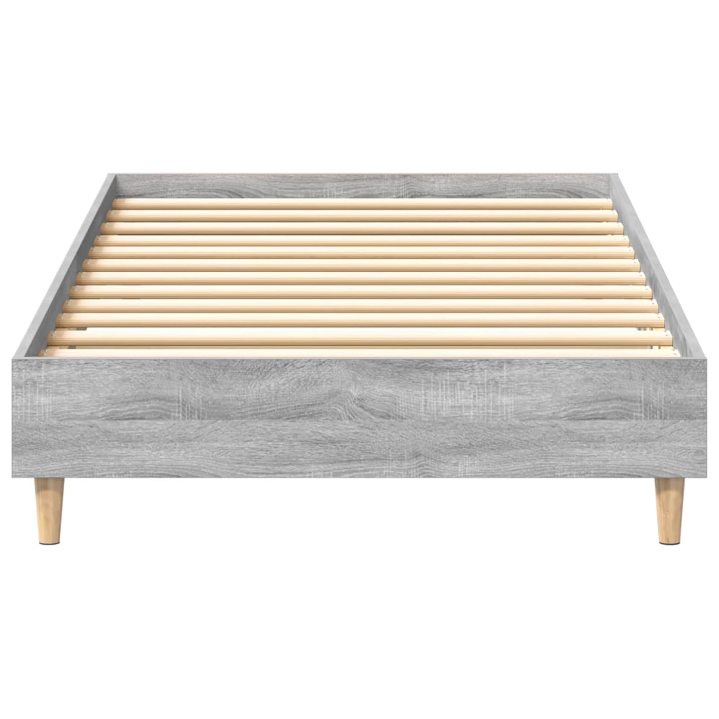 vidaXL Bed Frame Grey Sonoma Engineered Wood