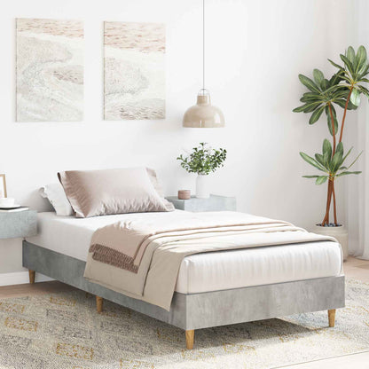 vidaXL Bed Frame Concrete Grey 80 x 200 cm Engineered Wood