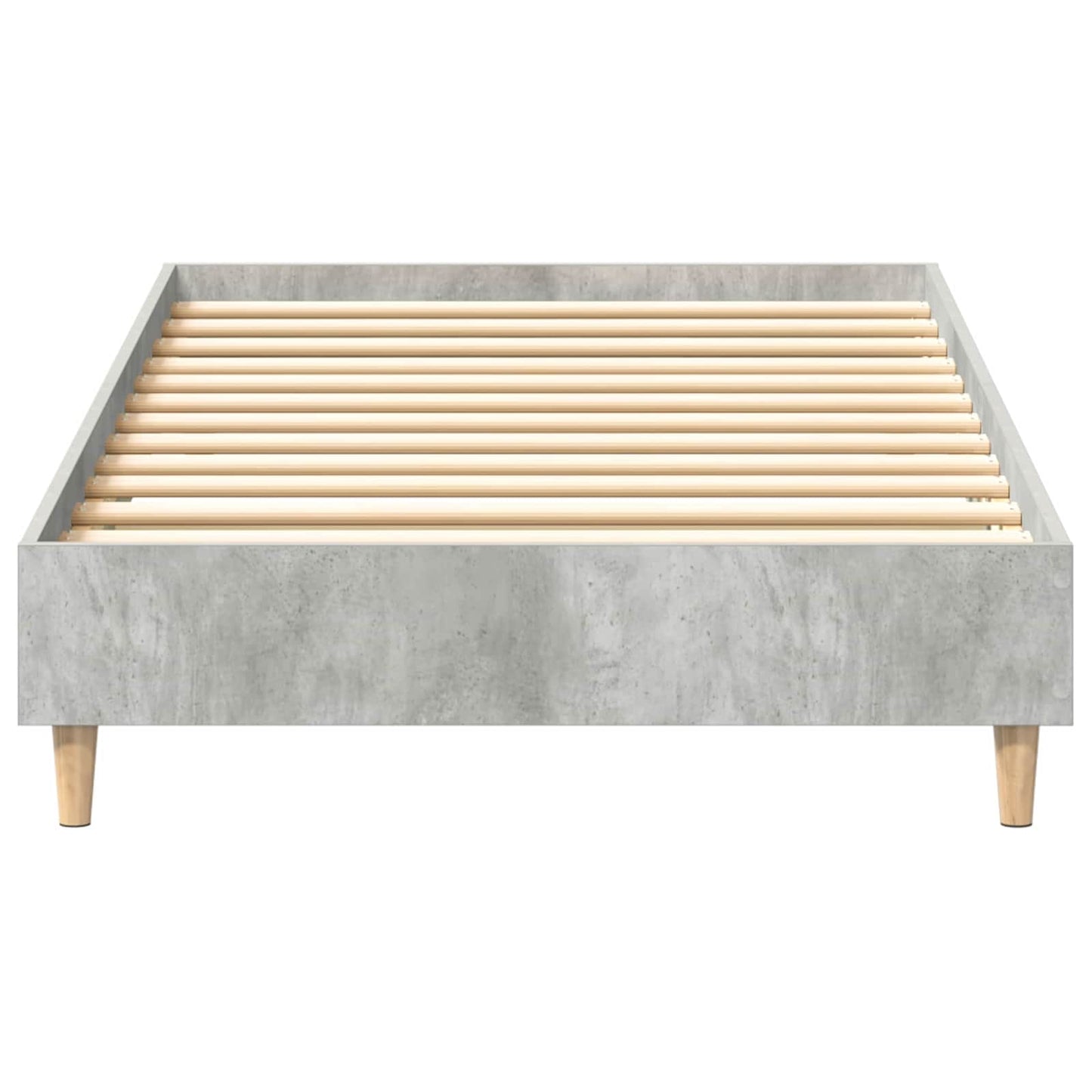 vidaXL Bed Frame Concrete Grey 80 x 200 cm Engineered Wood