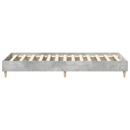 vidaXL Bed Frame Concrete Grey 80 x 200 cm Engineered Wood